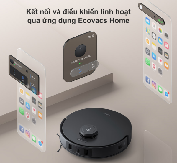 Robot Lau Nhà Hút Bụi ECOVACS DEEBOT T30S Pro - Hình ảnh 6