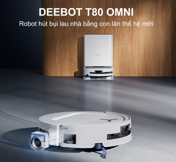 Robot Hút Bụi Lau Nhà ECOVACS DEEBOT T80 OMNI - Hình ảnh 10