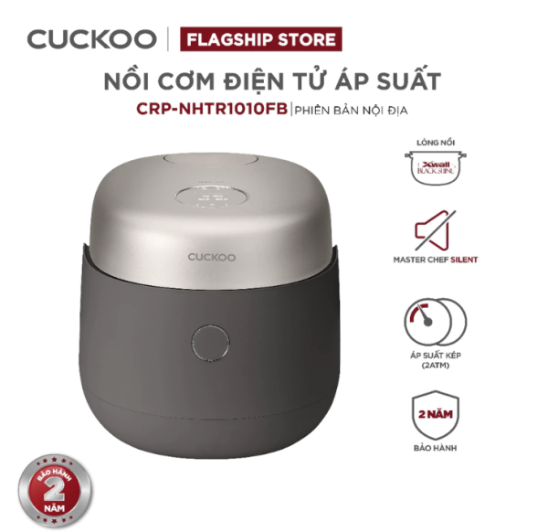 Nồi Cơm Điện Cao Tần Áp Suất Kép CUCKOO CRP-NHTR1010FW 1.8L