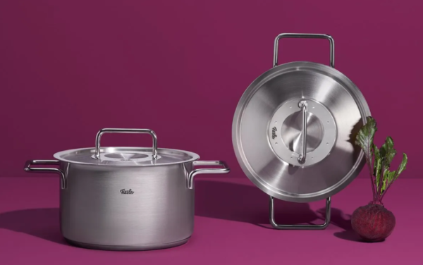 Bộ Nồi Fissler Pure 5 Món Vung Inox Kèm Quánh - Hình ảnh 2
