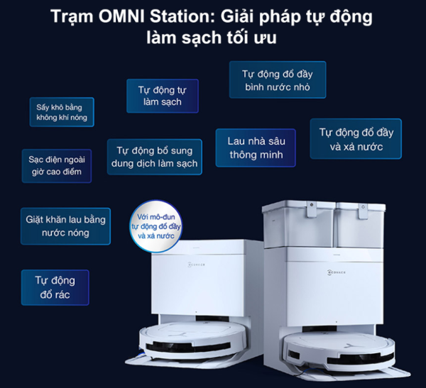 Robot Hút Bụi Lau Nhà ECOVACS DEEBOT T50 OMNI - Hình ảnh 2