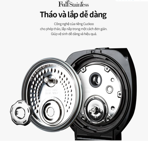 Nồi Cơm Điện Cao Tần Cuckoo CRP-FHTR0610FS 1.08L - Hình ảnh 4