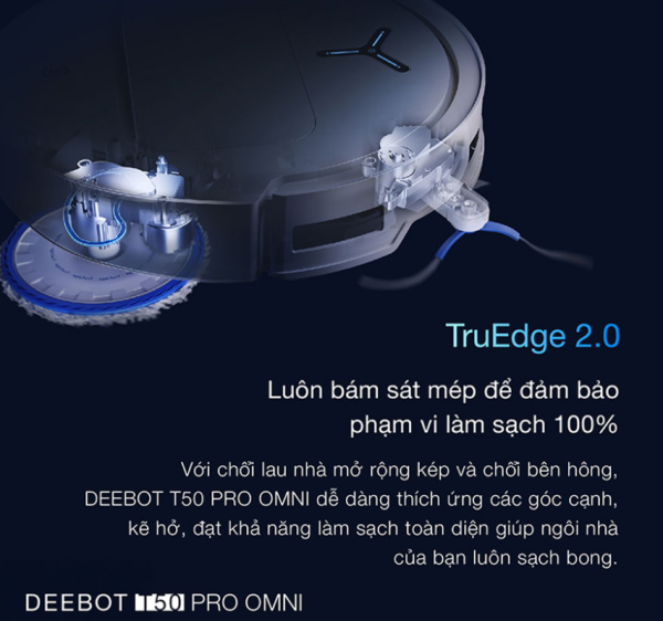 Robot Hút Bụi Lau Nhà ECOVACS DEEBOT T50 OMNI - Hình ảnh 3