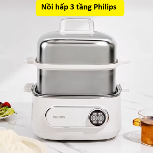 Nồi Hấp Điện Philips HD3300 8.6L 1200W