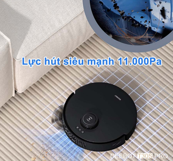 Robot Lau Nhà Hút Bụi ECOVACS DEEBOT T30S Pro - Hình ảnh 12
