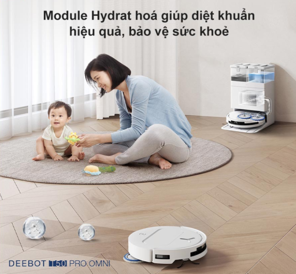 Robot Hút Bụi Lau Nhà ECOVACS DEEBOT T50 OMNI - Hình ảnh 9
