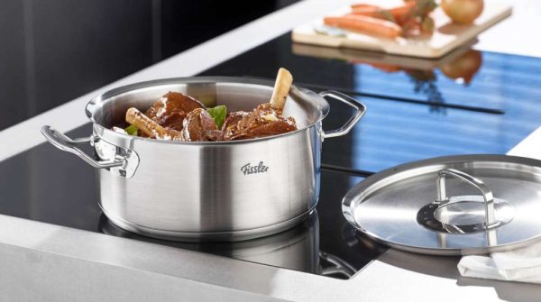 Bộ Nồi Fissler Pure 5 Món Vung Inox Kèm Quánh - Hình ảnh 6