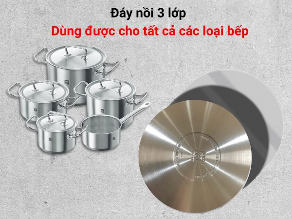 Bộ Nồi Zwilling Twin Classic 5 Món - Hình ảnh 2