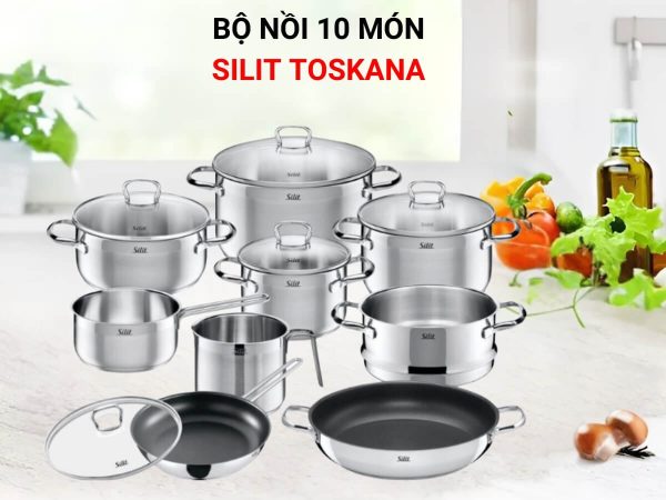 Bộ Nồi Silit Toskana 10 Món - Hình ảnh 5