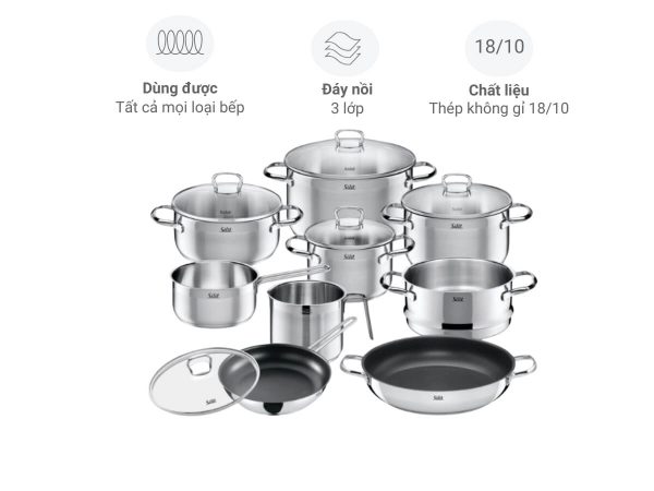 Bộ Nồi Silit Toskana 10 Món - Hình ảnh 6