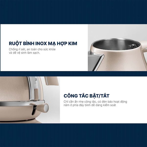 Ấm Siêu Tốc DeLonghi - Hình ảnh 8
