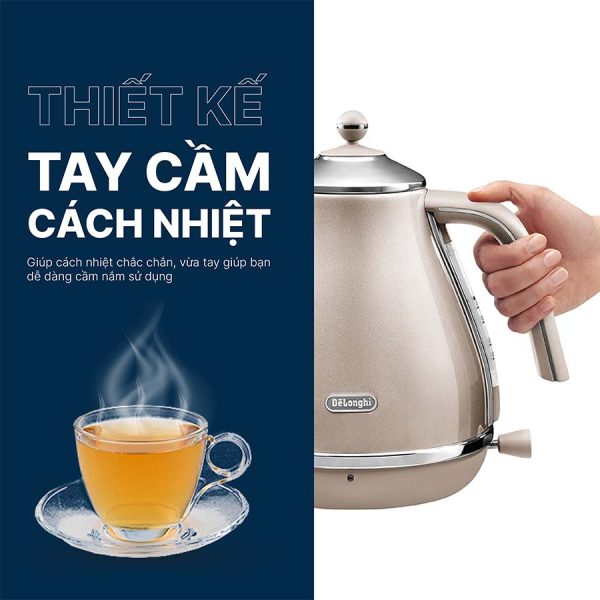 Ấm Siêu Tốc DeLonghi - Hình ảnh 4