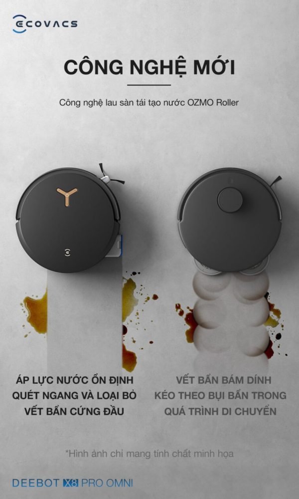 Robot Ecovacs Deebot X8 Pro Omni - Hình ảnh 2