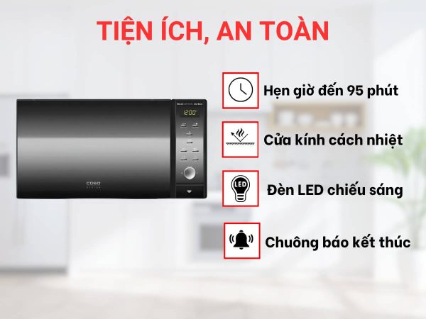 Lò Vi Sóng Có Nướng CASO MCG30 - Hình ảnh 2