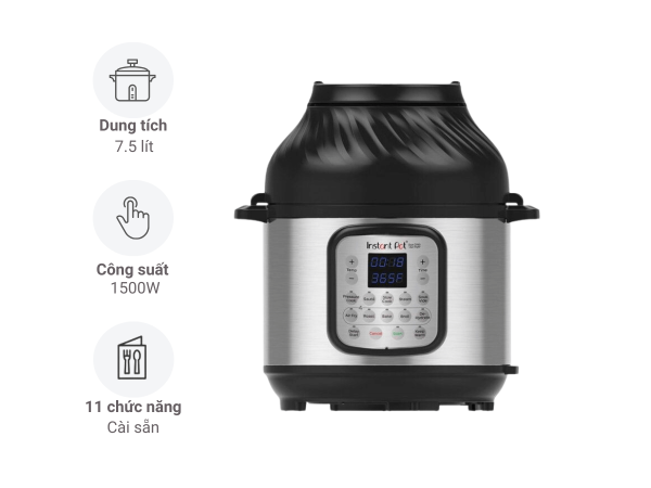 Nồi Áp Suất Instant Pot 11in1 7.5L