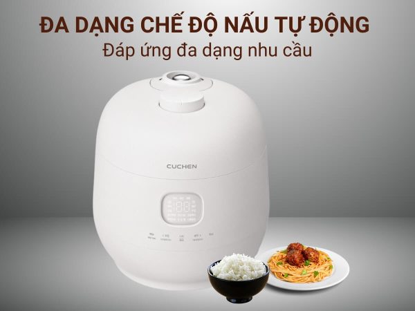 Nồi Cơm Áp Suất Cao Tần Cuchen CRH-TWS1010BW - Hình ảnh 11