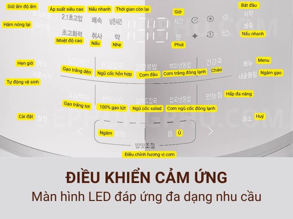 Nồi Cơm Áp Suất Cao Tần Cuchen CRT-RPS1091BW - Hình ảnh 7