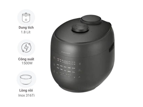 Nồi Cơm Áp Suất Cao Tần Cuchen CRT-UPDS1070B