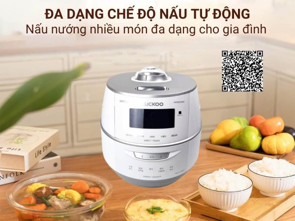 Nồi cơm áp suất cao tần Cuckoo CRP-FHTAS1010FW - Hình ảnh 4