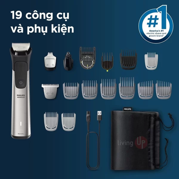 Máy Cạo Râu Philips Norelco Multigroom Series 7000 - Hình ảnh 2