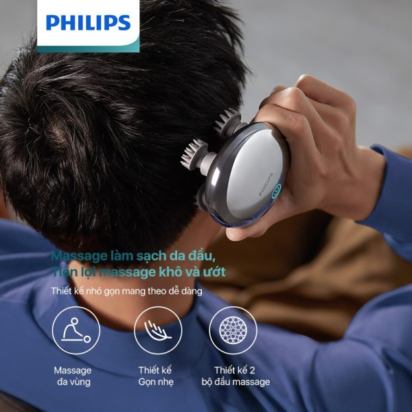 Máy Massage Da Đầu Đa Năng PHILIPS 1301 - Hình ảnh 5