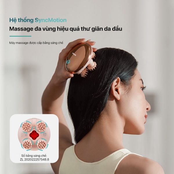Máy Massage Da Đầu Đa Năng PHILIPS 1301 - Hình ảnh 4