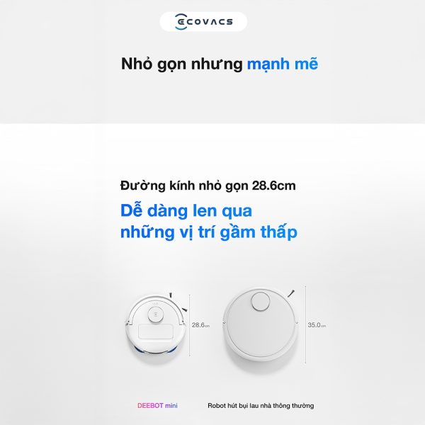Robot Hút Bụi Lau Nhà Ecovacs Deebot Mini - Hình ảnh 6