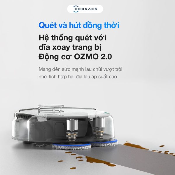 Robot Hút Bụi Lau Nhà Ecovacs Deebot Mini - Hình ảnh 2