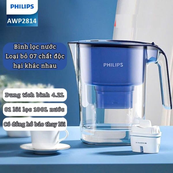 Bình Lọc Nước Philips AWP2814 4.2L