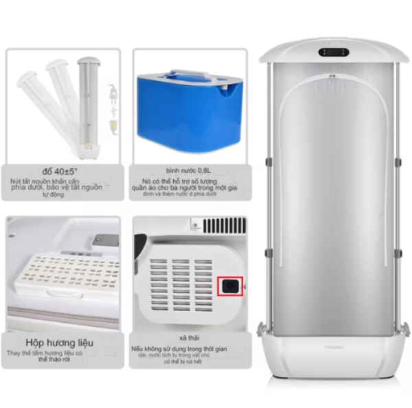 Tủ Chăm Sóc Quần Áo Novva - Hình ảnh 11