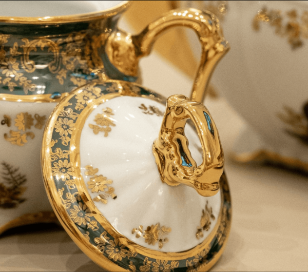 Bộ Trà Sứ Tiệp Con Thú Xanh Lá 15 Món - Hình ảnh 5