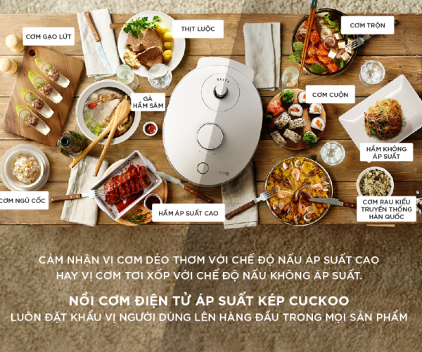 Nồi Cơm Điện Áp Suất Kép Cuckoo CRP-ST1010FW 1.8L - Hình ảnh 9