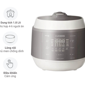 Nồi Cơm Điện Cuckoo Cao Tần Áp Suất Kép CRP-KHTS1060FWM 1.8L
