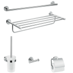 BỘ PHỤ KIỆN NHÀ TẮM HANSGROHE LOGIS UNIVERSAL 5‑IN‑1 – MÃ 41728000