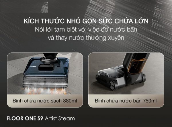 Máy Hút Bụi Lau Nhà Tineco Floor One S9 Artist Steam - Hình ảnh 15