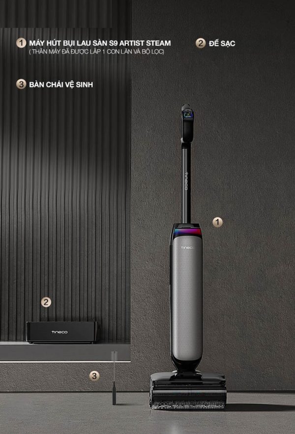 Máy Hút Bụi Lau Nhà Tineco Floor One S9 Artist Steam - Hình ảnh 10