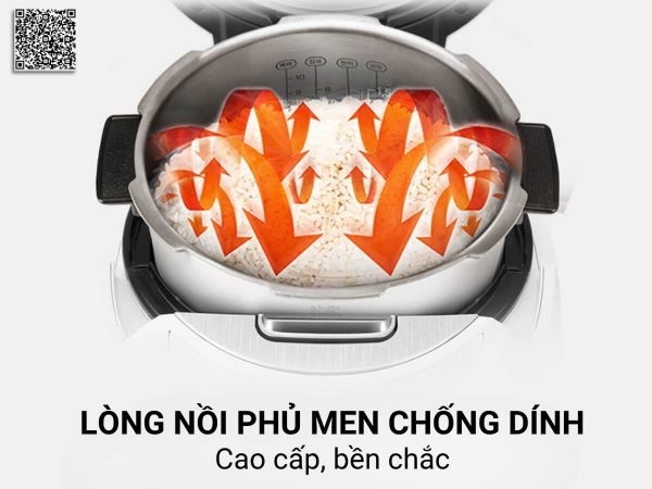 Nồi Cơm Điện Cuckoo Cao Tần Áp Suất Kép CRP-KHTS1060FWM 1.8L - Hình ảnh 4