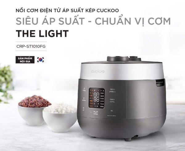 Nồi Cơm Điện Áp Suất Kép Cuckoo CRP-ST1010FW 1.8L - Hình ảnh 4