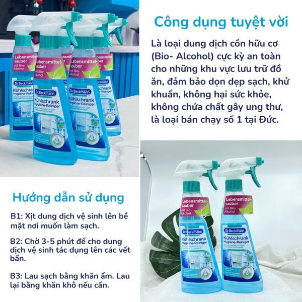 Chai Xịt Vệ Sinh Tủ Lạnh Dr Beckmann 250ml (Sao chép) - Ảnh 7