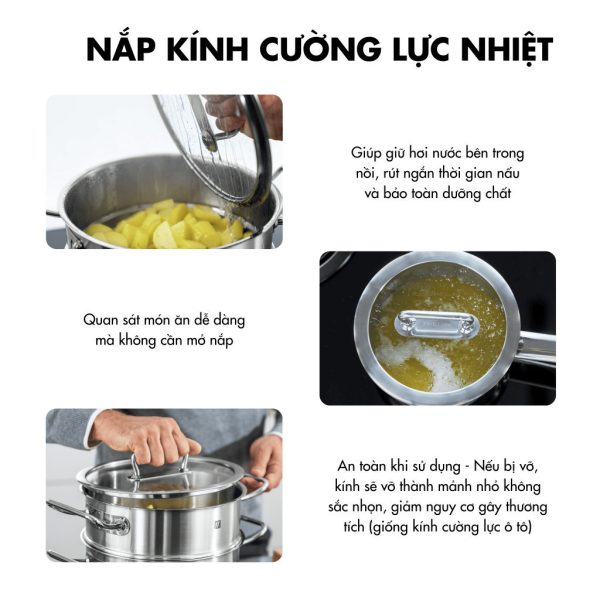 Bộ Nồi Inox 5 Món ZWILLING Pro - Ảnh 5