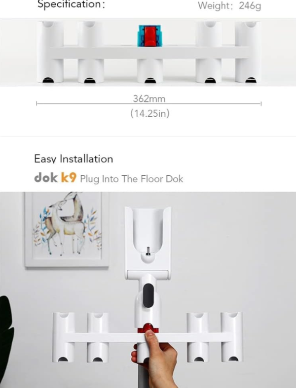 Giá Treo Đầu Hút Cho Máy Hút Bụi Dyson V10 V11 V12 V15 - Ảnh 2