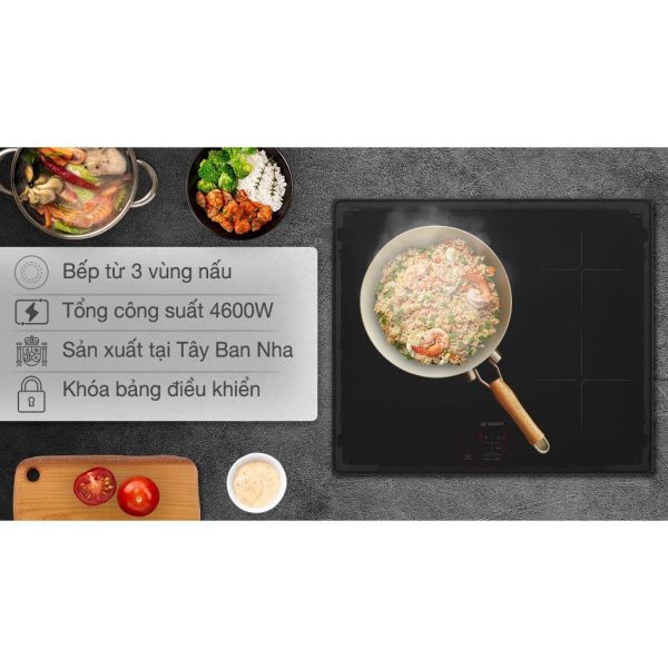 BẾP TỪ BOSCH PUC61KAA5E 3 vùng nấu - Hình ảnh 8