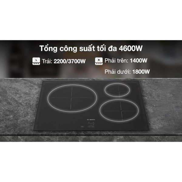 BẾP TỪ BOSCH PUC61KAA5E 3 vùng nấu - Hình ảnh 7