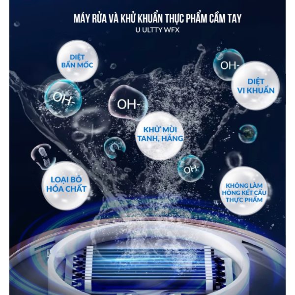 Máy Rửa Thực Phẩm Cầm Tay U ULTTY WFX - Hình ảnh 8