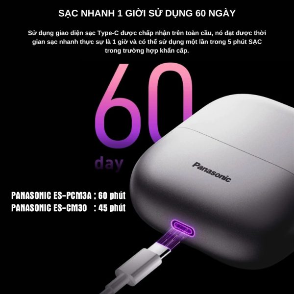 Máy Cạo Râu Panasonic ES-CM30 - Hình ảnh 4