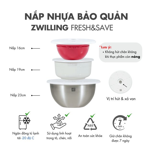 Bộ Hút Chân Không ZWILLING Fresh & Save 33 Món - Hình ảnh 11