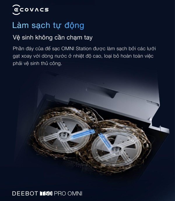 Robot Hút Bụi Lau Nhà Ecovacs T50 Pro OMNI - Hình ảnh 5