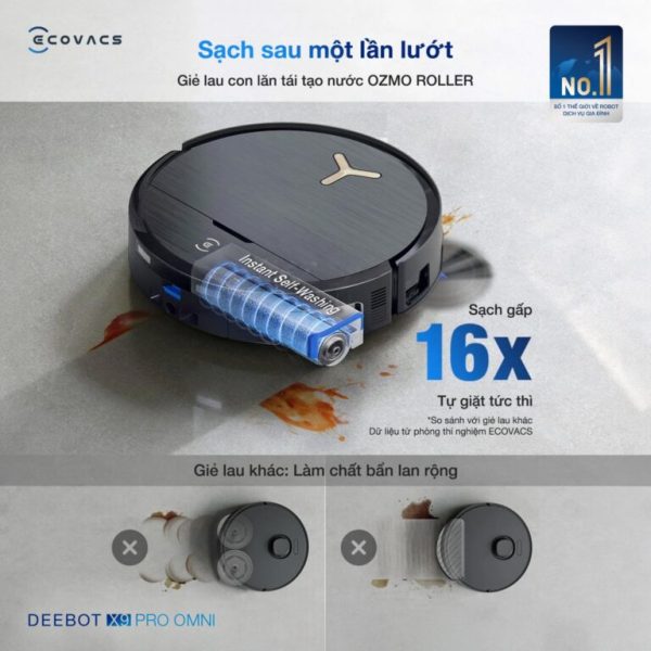 Robot Ecovacs X9 Pro Omni - Hình ảnh 5