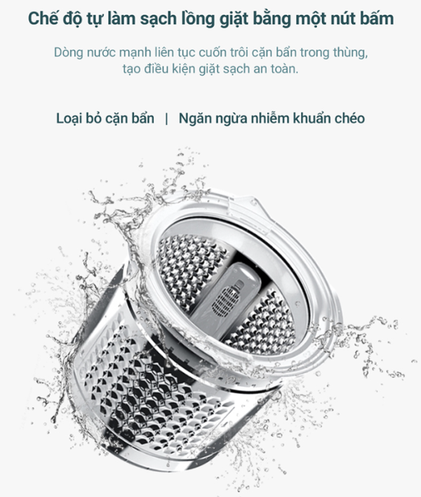Máy Giặt Mini Lumias 3kg WS040WH - Hình ảnh 8