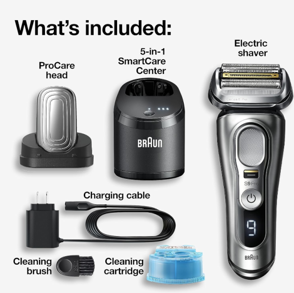Máy Cạo Râu Braun Series 9 Pro 9487cc - Hình ảnh 3